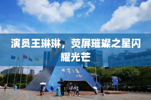 演员王琳琳，荧屏璀璨之星闪耀光芒