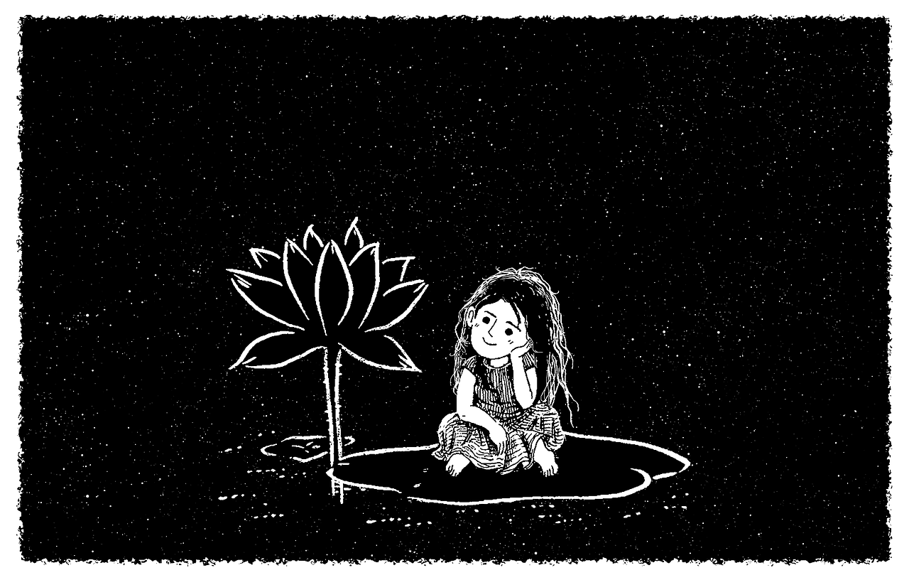 动漫人物简笔画少女，探索简单之美的绘画艺术