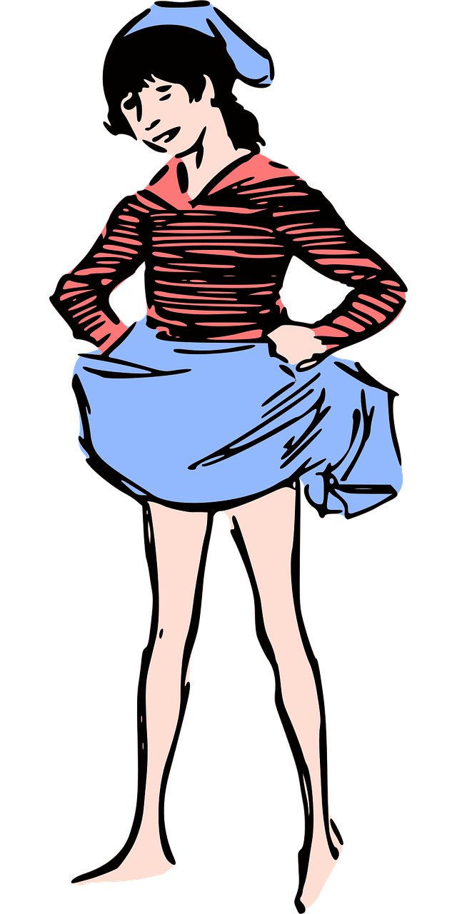 动漫世界中的性感动漫女生，魅力女性形象探索
