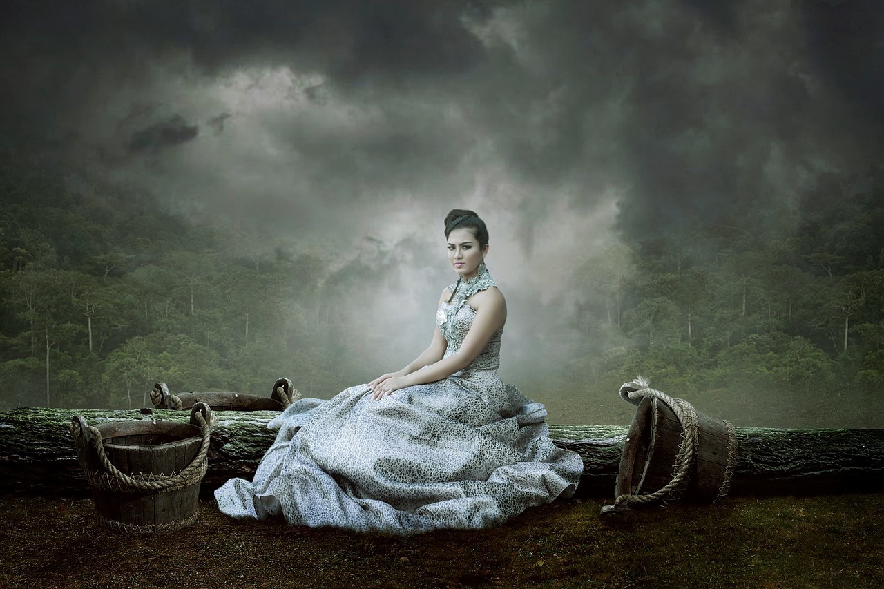 美轮美奂的女生背影动漫艺术展现